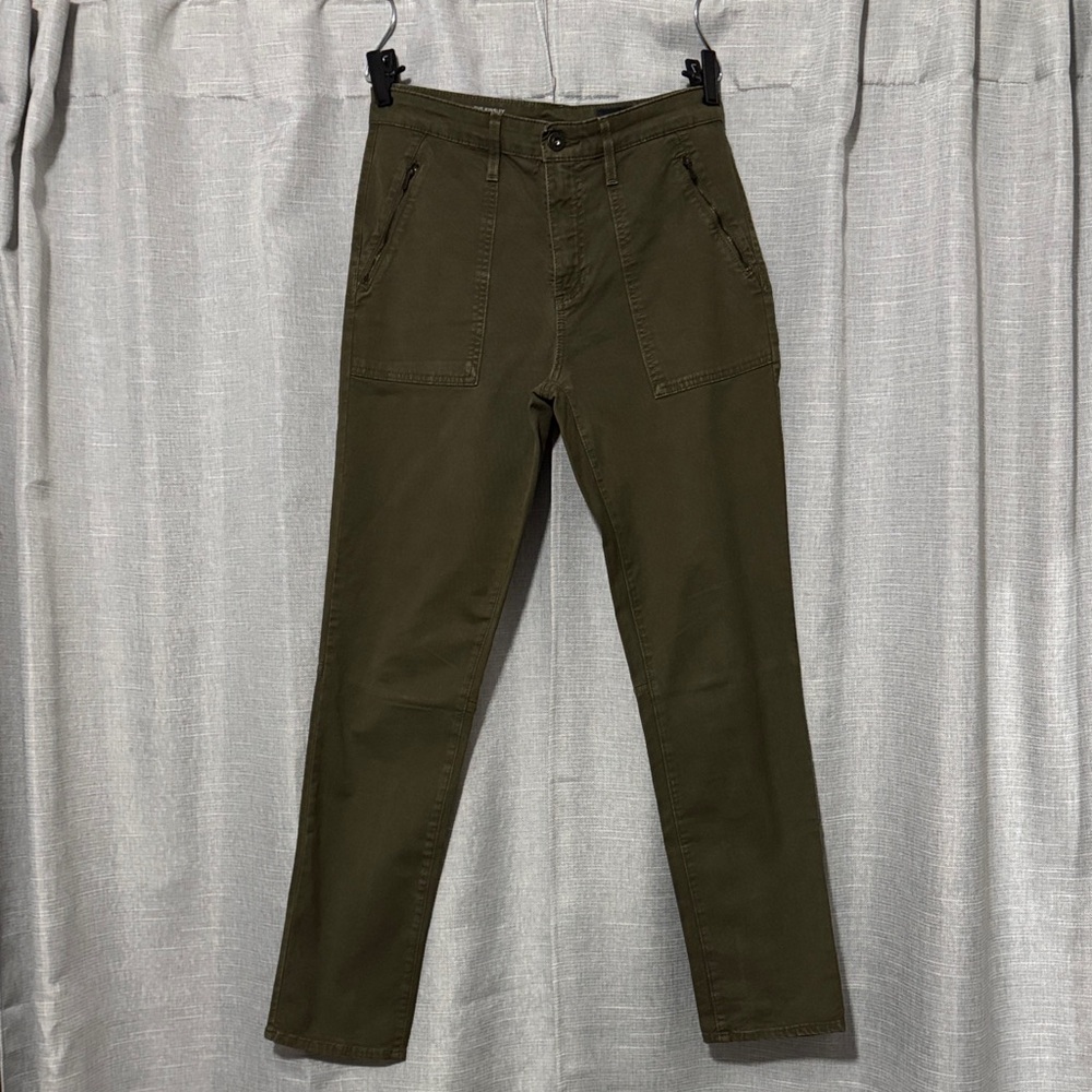 AG The Kinsley Utilitarian Modern Skinny Pant-Sz 27R-Olive-Pockets-EUC